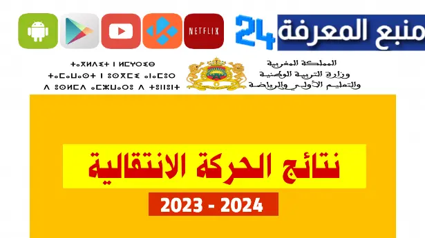 شاهد الان نتائج الحركة الانتقالية 2023 المغرب للمديرين والاساتذة