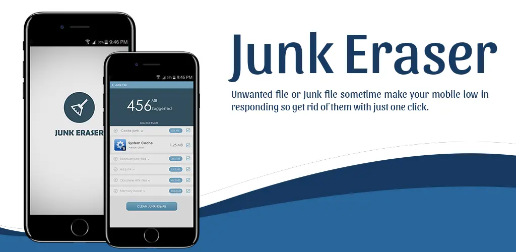 تحميل تطبيق JunkEraser لزيادة سرعة الهاتف و استرجاع الاداء